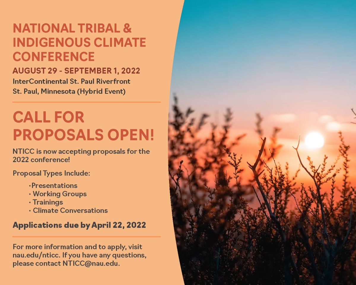 National Tribal and Indigenous Climate Conference