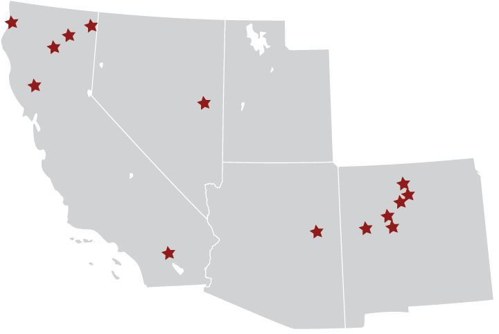 Southwest Region C-Store Location