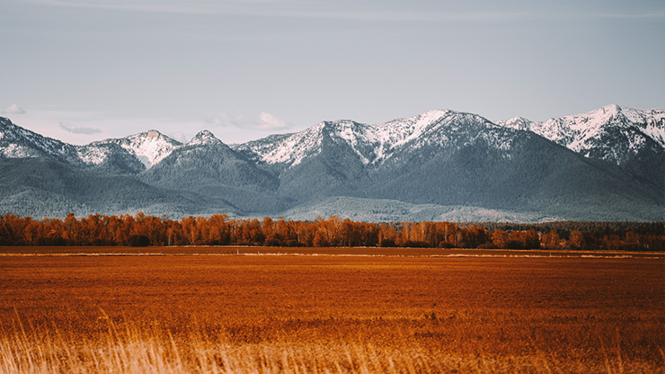 Montana Landscape in the Fall Montana Landscape