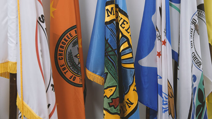 Flags of Federally Recognized Tribal Nations Various Flags of Federally Recognized Tribal Nations