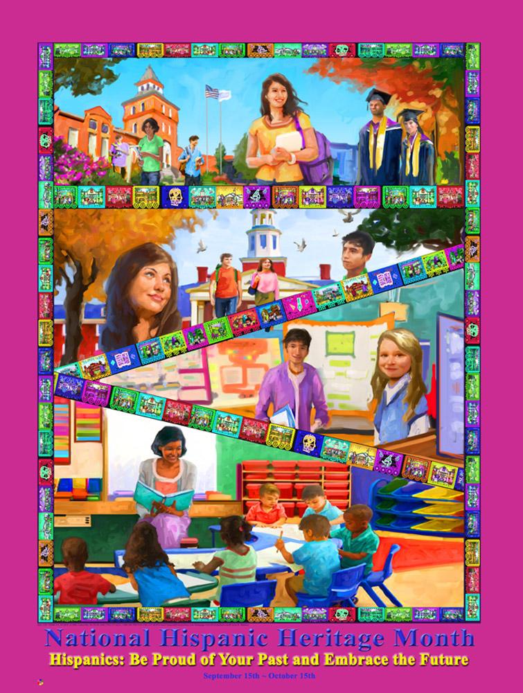 Hispanic Heritage Month Poster