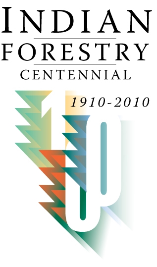99 1910-2010 Indian Forestry Centennial Logo