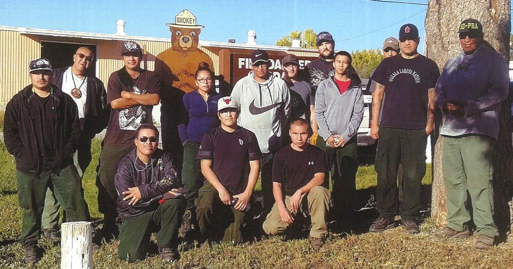 Pine Ridge Type 2 Initial Attack hand crew consists of firefighters from Pine Ridge, Yankton and Crow Creek Agencies. They left for California to support the Buck Fire Oct. 17.