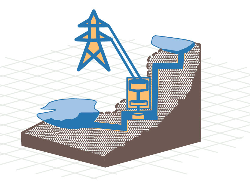 Hydropower Illustration