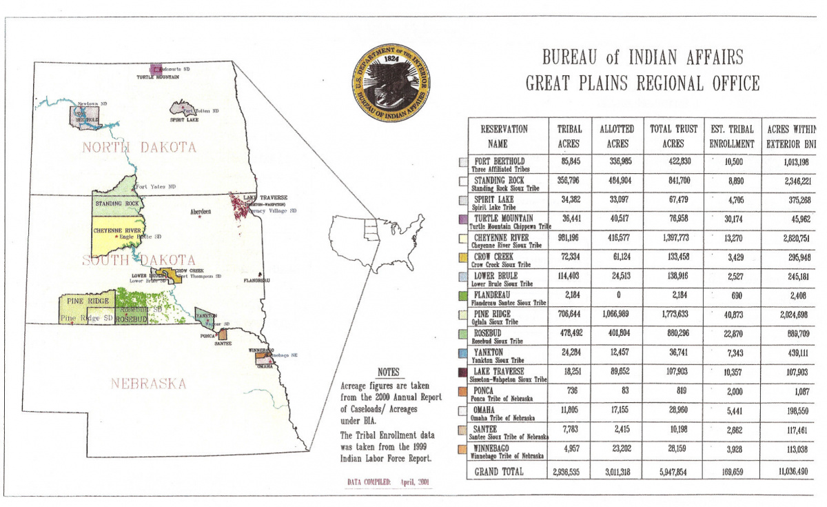 North Dakota South Dakota Nebraska Map