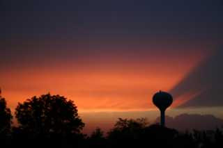 Sunset on Crow Creek Reservation