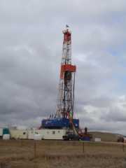 Oil refinery in reservation of Fort Berthold Agency