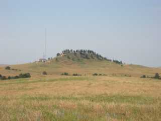 Porcupine Butte in Pine Ridge Agency