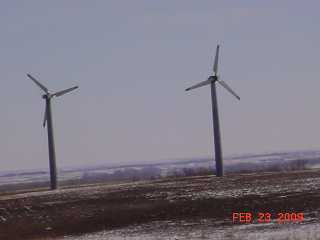 Wind turbines in South Dakota