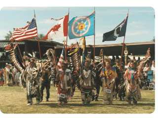 Standing Rock Agency Flag Bearers