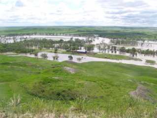 Flooding on Cheyenne River Reservation May 2008