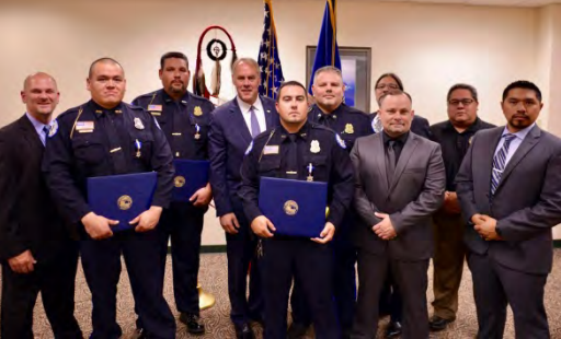 North Dakota Indian Affairs Law Enforcement Officers Honored by Trump Administration