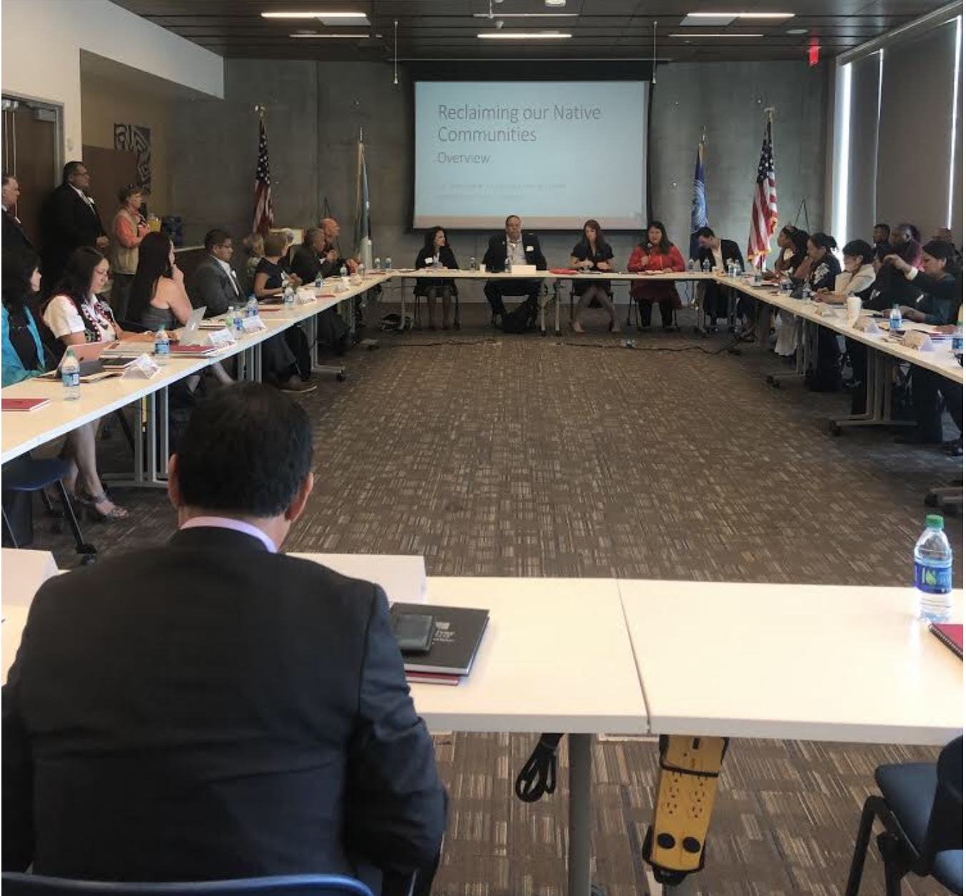 DOI holds “Reclaiming Our Native Communities” roundtable with leaders from Indian Country. DOI holds “Reclaiming Our Native Communities” roundtable with leaders from Indian Country.