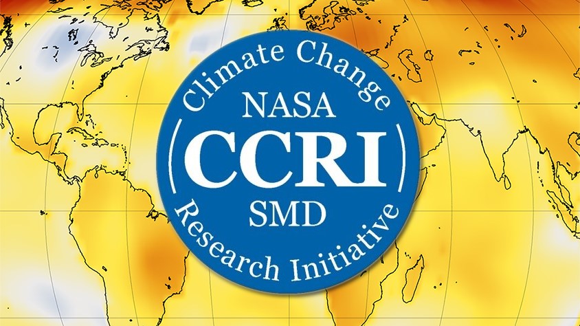 National Aeronautics and Space Administration (NASA) Science Mission Directorate Climate Change Research Initiative program logo