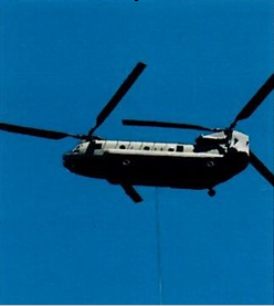 Oregon National Guard Boeing CH-47 Chinook helicopter. Photo by: ODF Oregon National Guard Boeing CH-47 Chinook helicopter. Photo by: ODF