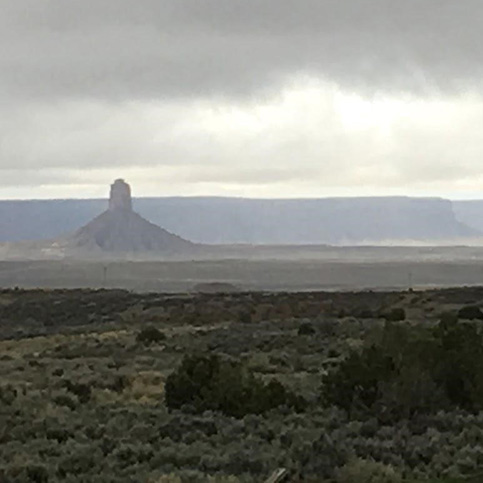 Ute Mountain Ute in the distance