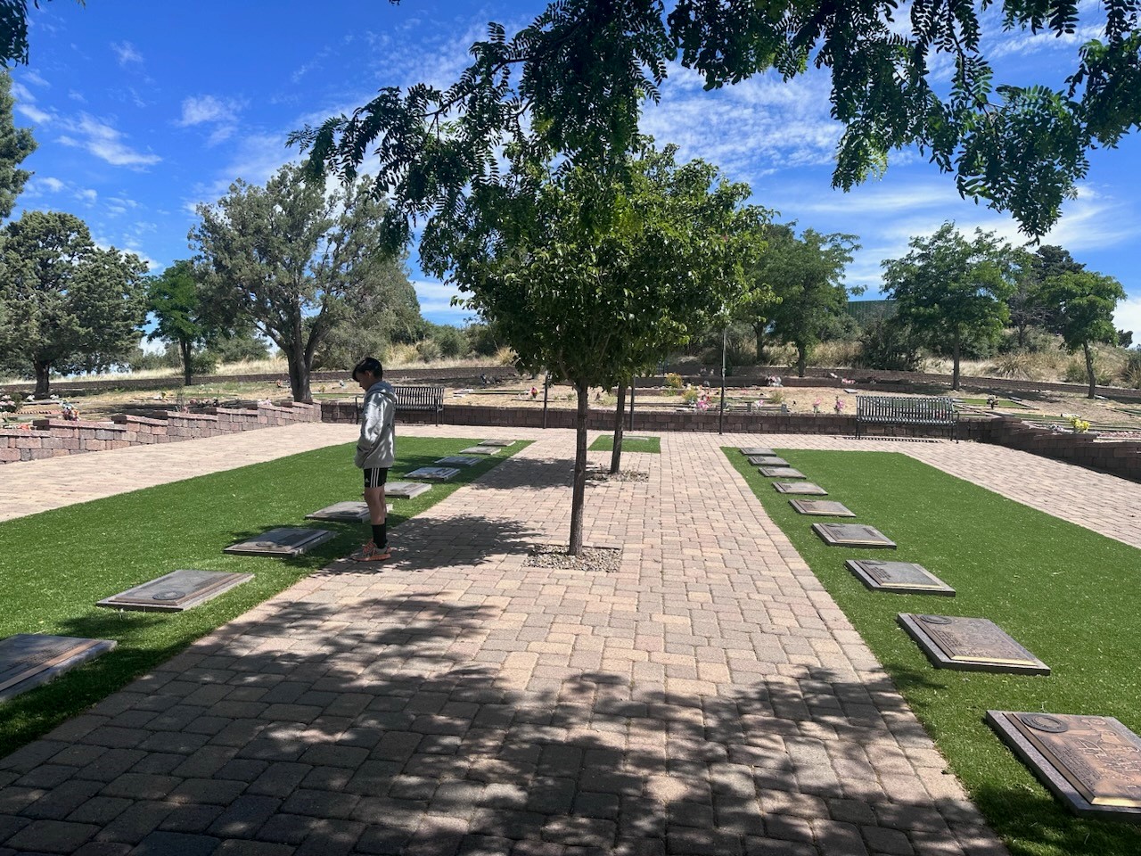 Granite Mountain Hotshots Cemetery Memorial in Prescott, Arizona