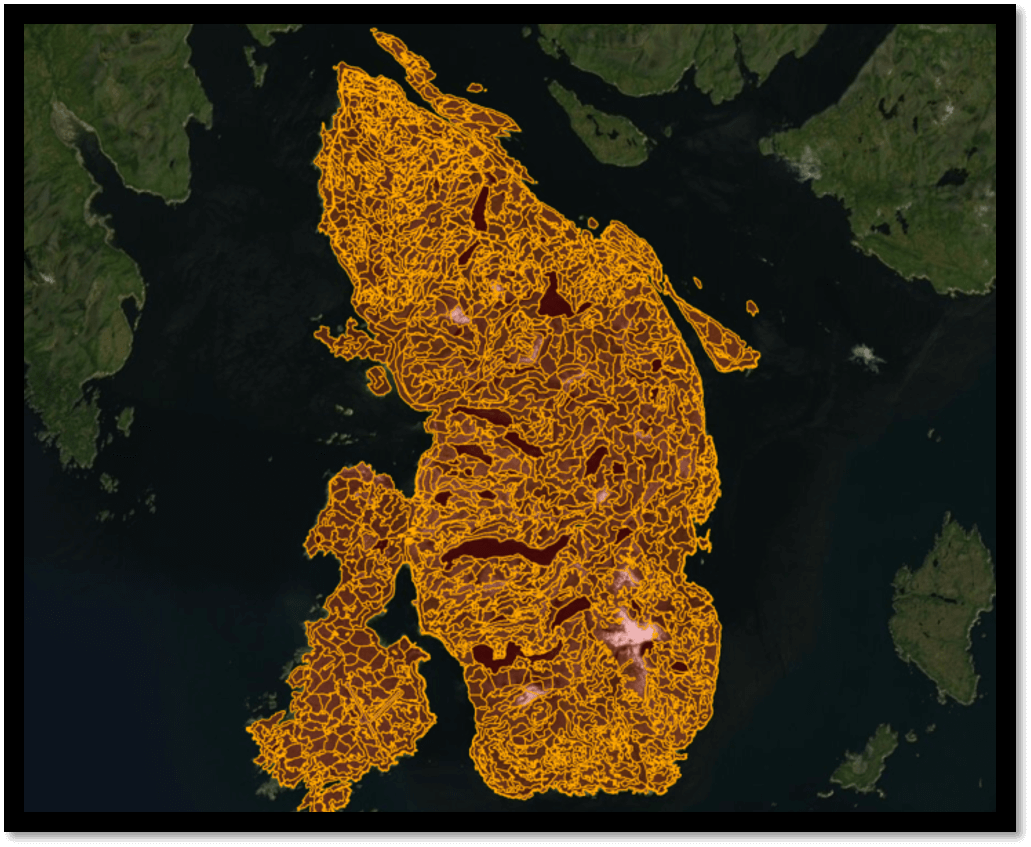 Geospatial map