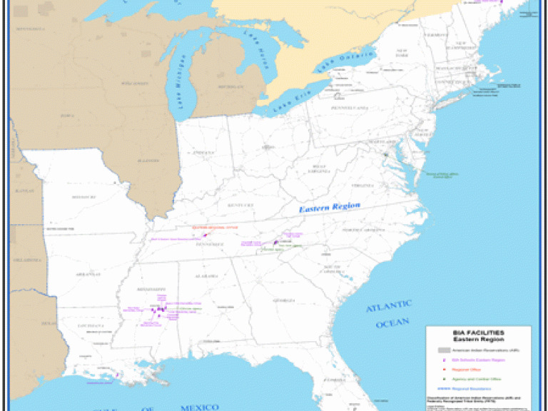 Eastern Region Map