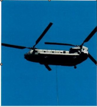 Oregon National Guard Boeing CH-47 Chinook helicopter. Photo by: ODF Oregon National Guard Boeing CH-47 Chinook helicopter. Photo by: ODF