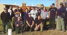 Pine Ridge Agency Type 2 handcrew Pine Ridge Type 2 Initial Attack hand crew consists of firefighters from Pine Ridge, Yankton and Crow Creek Agencies. They left for California to support the Buck Fire Oct. 17.