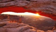 Sunrise at Canyonlands National Park in Utah