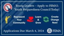 FEMA Youth Preparedness Council Application 2024