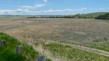 Landscape photo of the area surrounding the Oglala Dam.