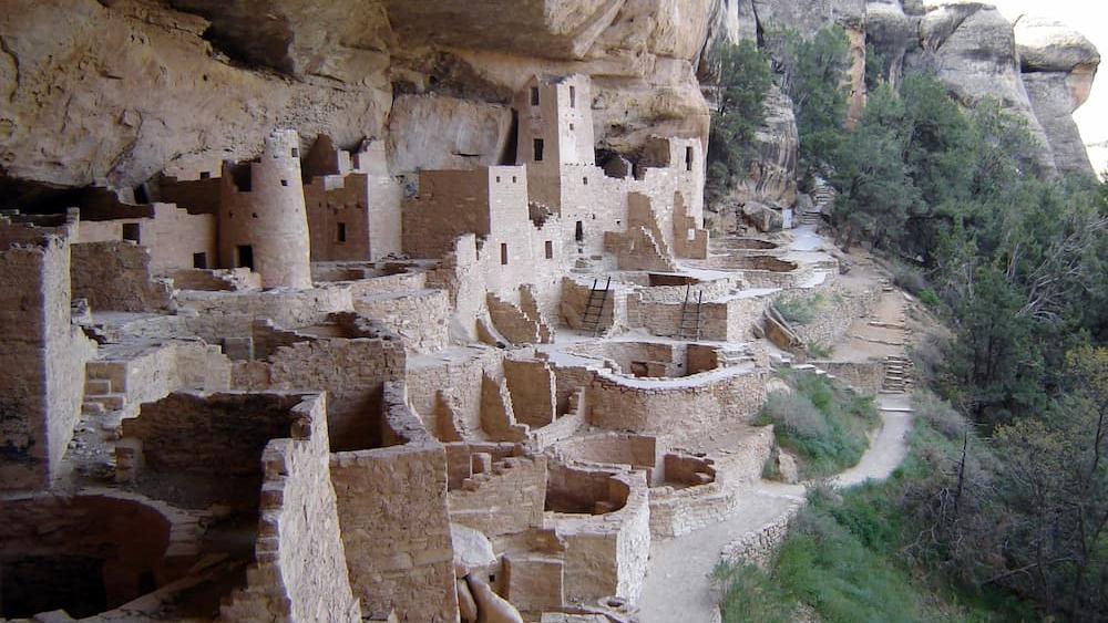 Cliff Palace, Mesa Verde's largest cliff dwelling.