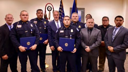 North Dakota Indian Affairs Law Enforcement Officers Honored by Trump Administration
