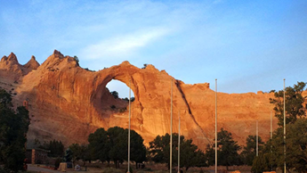 Window Rock, Navajo Nation.  Photo credit:  Carolyn Drouin.