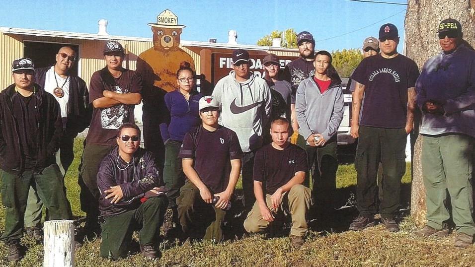 Pine Ridge Type 2 Initial Attack hand crew consists of firefighters from Pine Ridge, Yankton and Crow Creek Agencies. They left for California to support the Buck Fire Oct. 17.