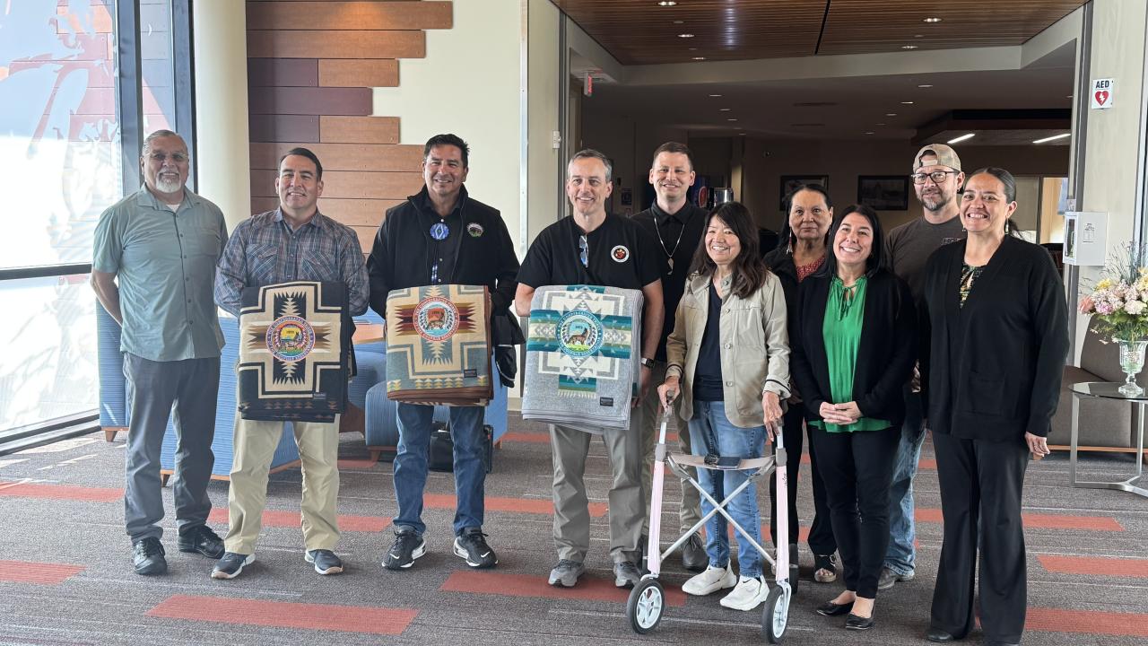 IA leadership visiting with Tribal Leaders in the Pacific NW.