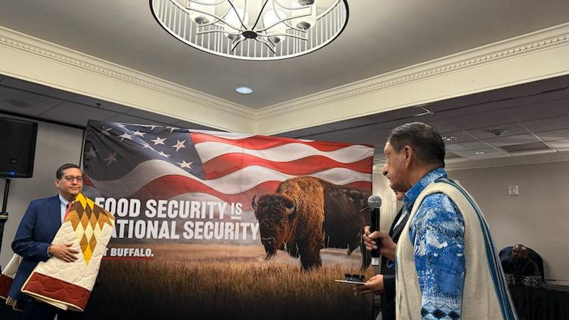 Photo of Assistant Secretary for Indian Affairs Billy Kirkland at the COLT/USDA meeting.