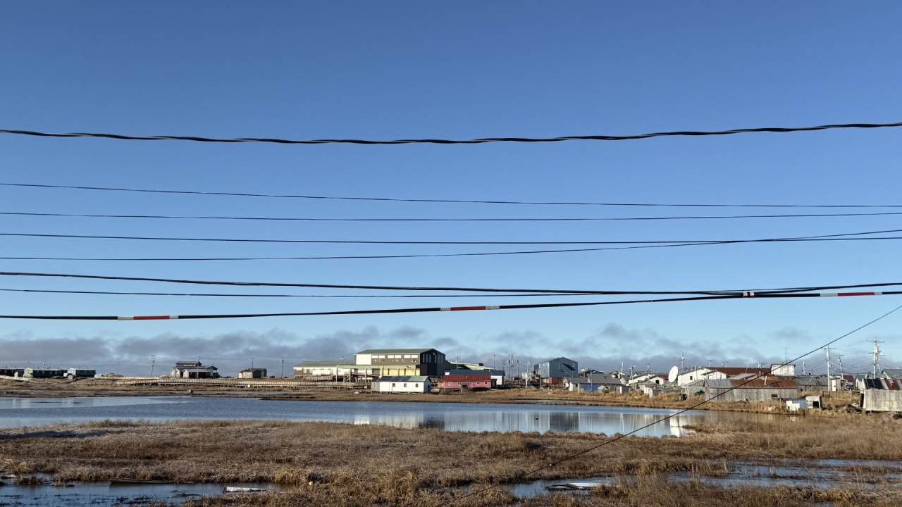 Photo of the Native Village of Chefornak in Alaska. 