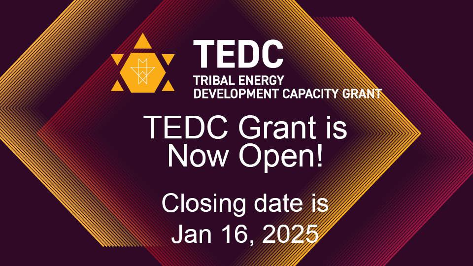 TEDC Grant is Now Open! Closing date is January 16, 2025 | Indian 