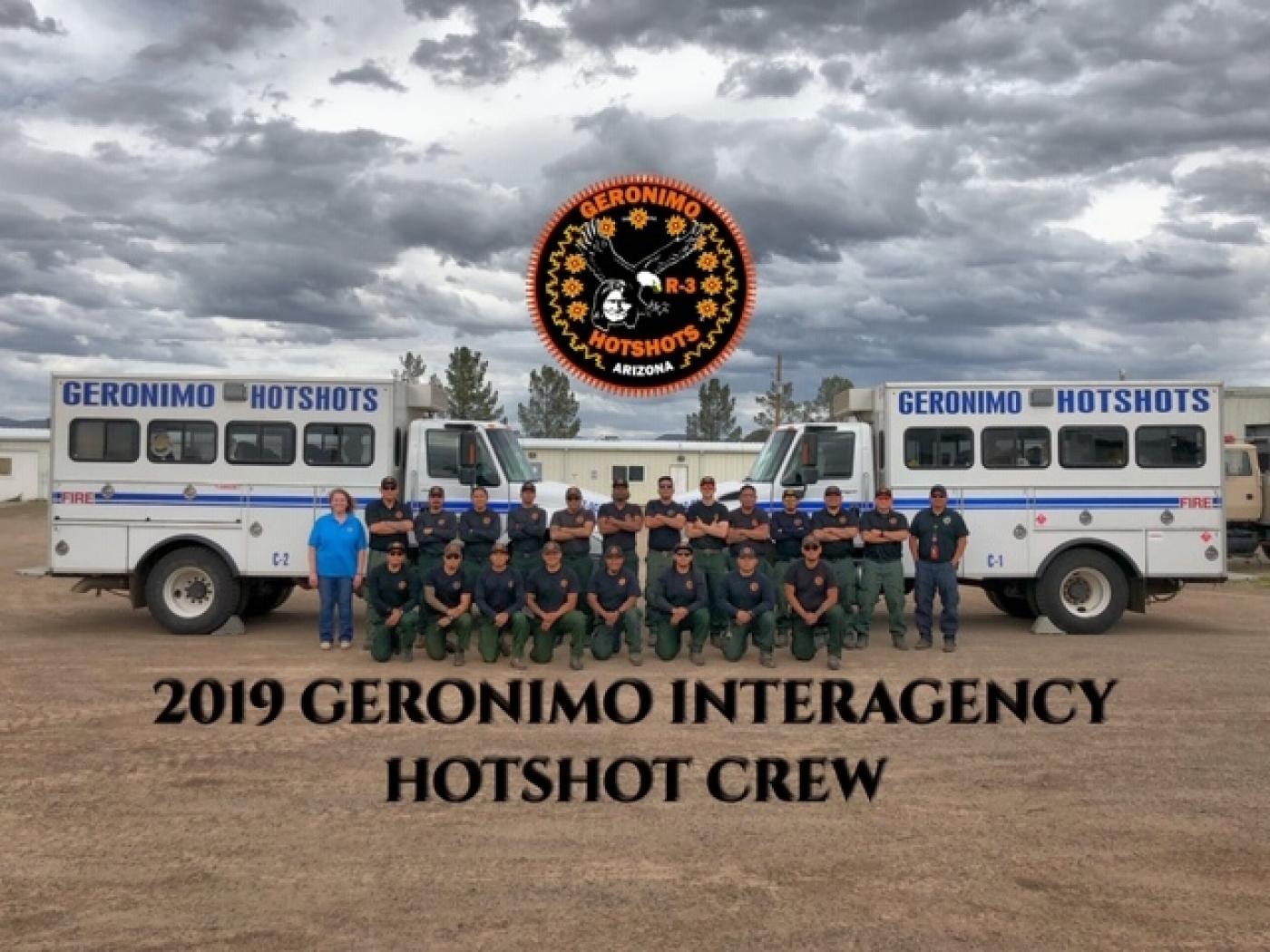 Geronimo hotshot crew photo, 2019