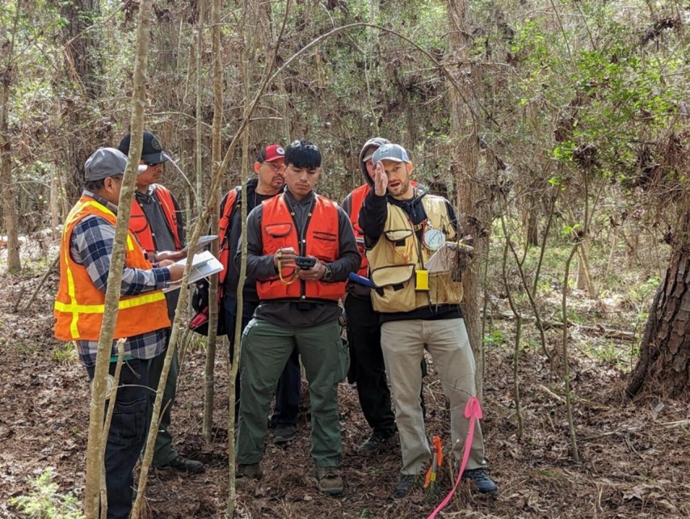 Timber Team working alongside the Alabama-Coushatta Tribe of Texas.