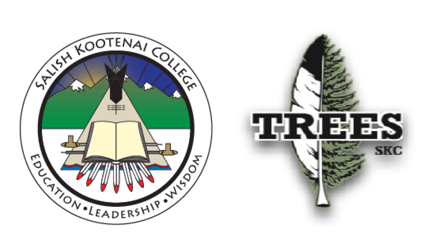 Logos for the Salish Kootenai College TREES Program